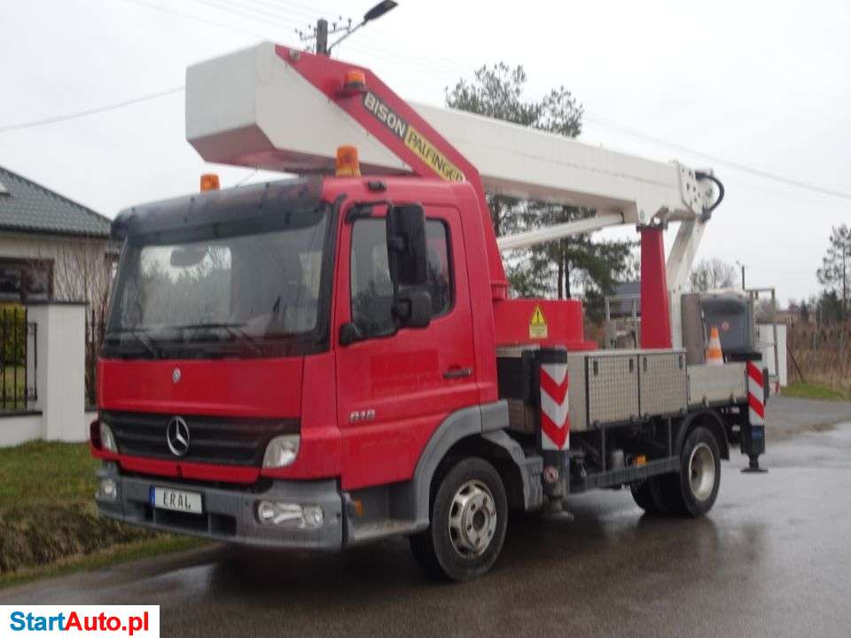 Mercedes-Benz Atego 818 Podnosnik Koszowy Zwyżka Wzwyżka Palfinger Bison TKA 28 KS Wumag 28 M