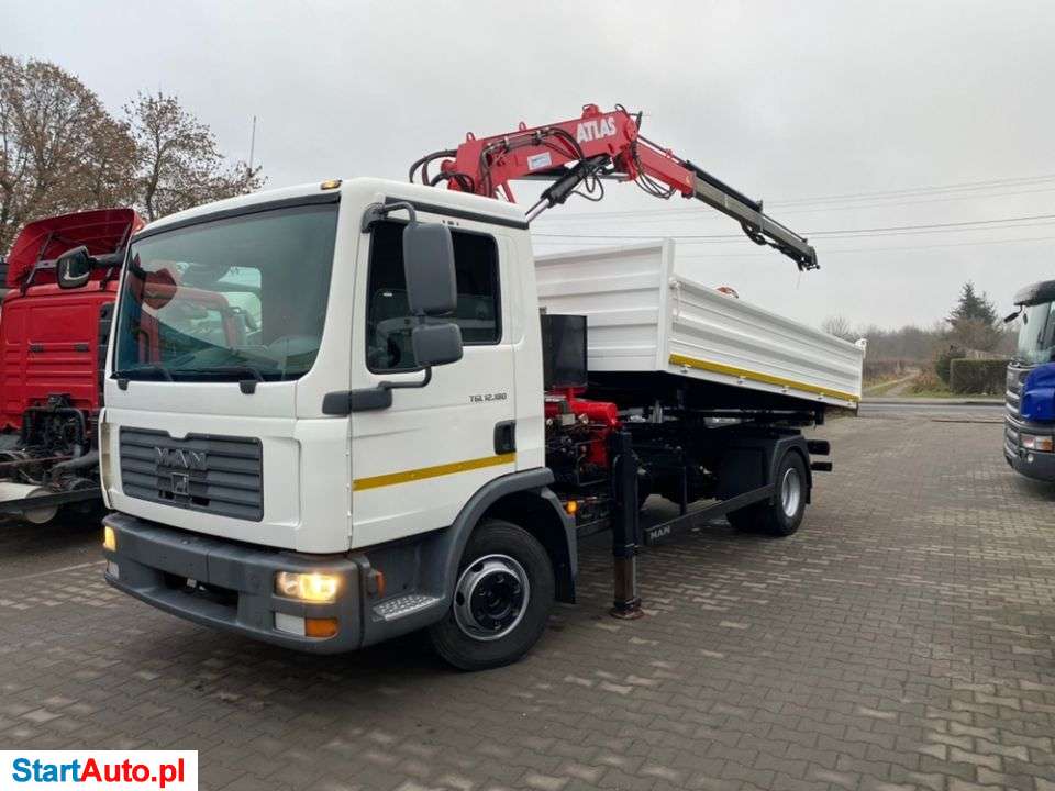 MAN TGL 12-180 / Wywrotka / HDS / Atlas /