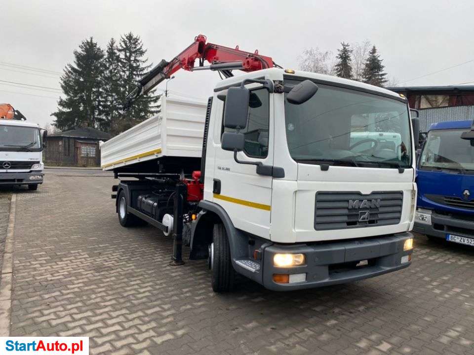 MAN TGL 12-180 / Wywrotka / HDS / Atlas /