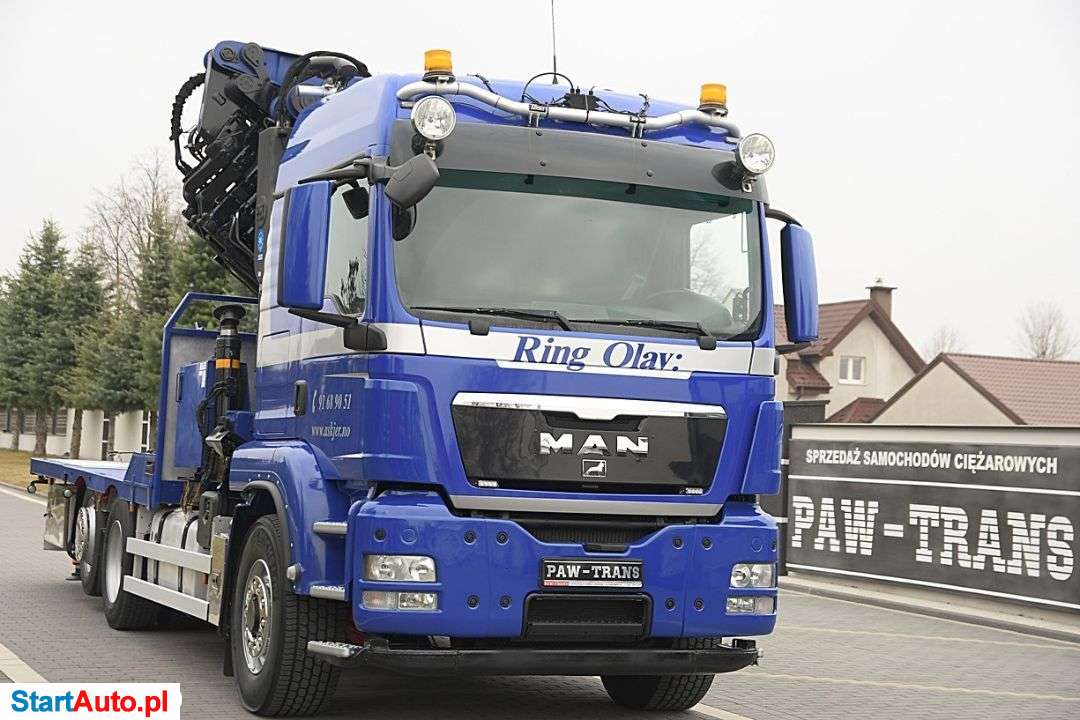 MAN MAN TGS 26.440 6X4 / 2013 DUŻY DZWIG PM53SP / ZADBANY
