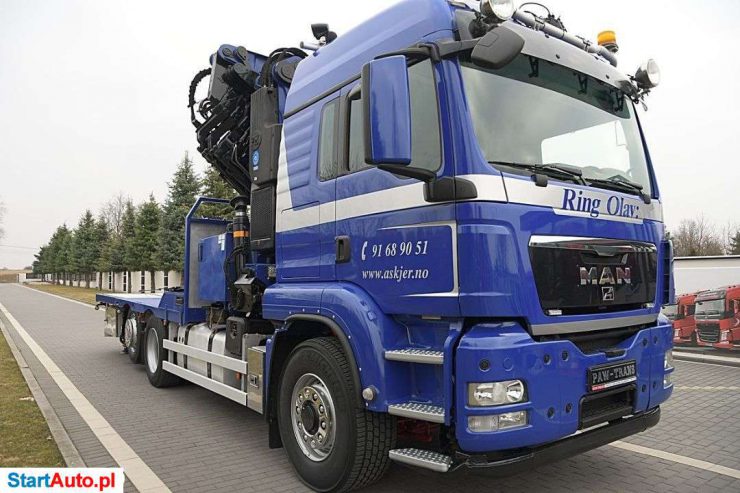 MAN MAN TGS 26.440 6X4 / 2013 DUŻY DZWIG PM53SP / ZADBANY