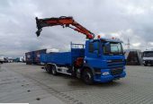 DAF CF 85.410 / 6X2 / 473 TKM / PAKA Z BURTAMI + HDS / STAN BDB / / /