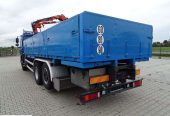 DAF CF 85.410 / 6X2 / 473 TKM / PAKA Z BURTAMI + HDS / STAN BDB / / /