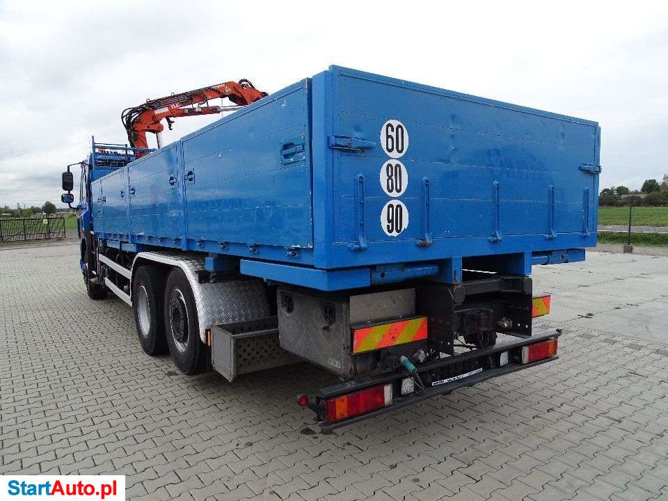 DAF CF 85.410 / 6X2 / 473 TKM / PAKA Z BURTAMI + HDS / STAN BDB / / /