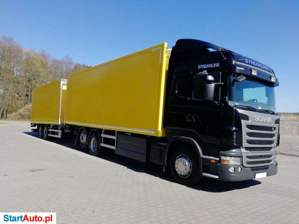 Scania CHŁODNIA THERMO KING T 800 R MANUAL TANDEM PRZEJAZDOWY
