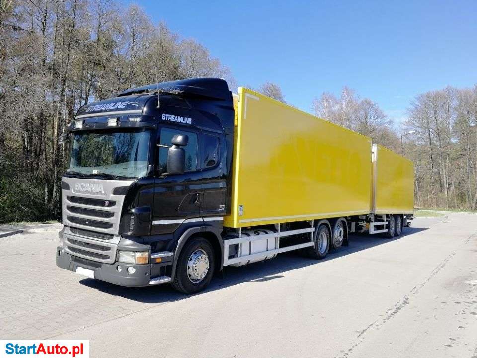 Scania CHŁODNIA THERMO KING T 800 R MANUAL TANDEM PRZEJAZDOWY