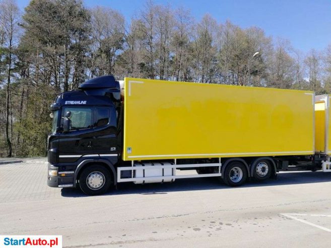 Scania CHŁODNIA THERMO KING T 800 R MANUAL TANDEM PRZEJAZDOWY