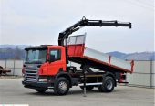 Scania P270 WYWROTKA 5,00m + HDS *STAN BDB!