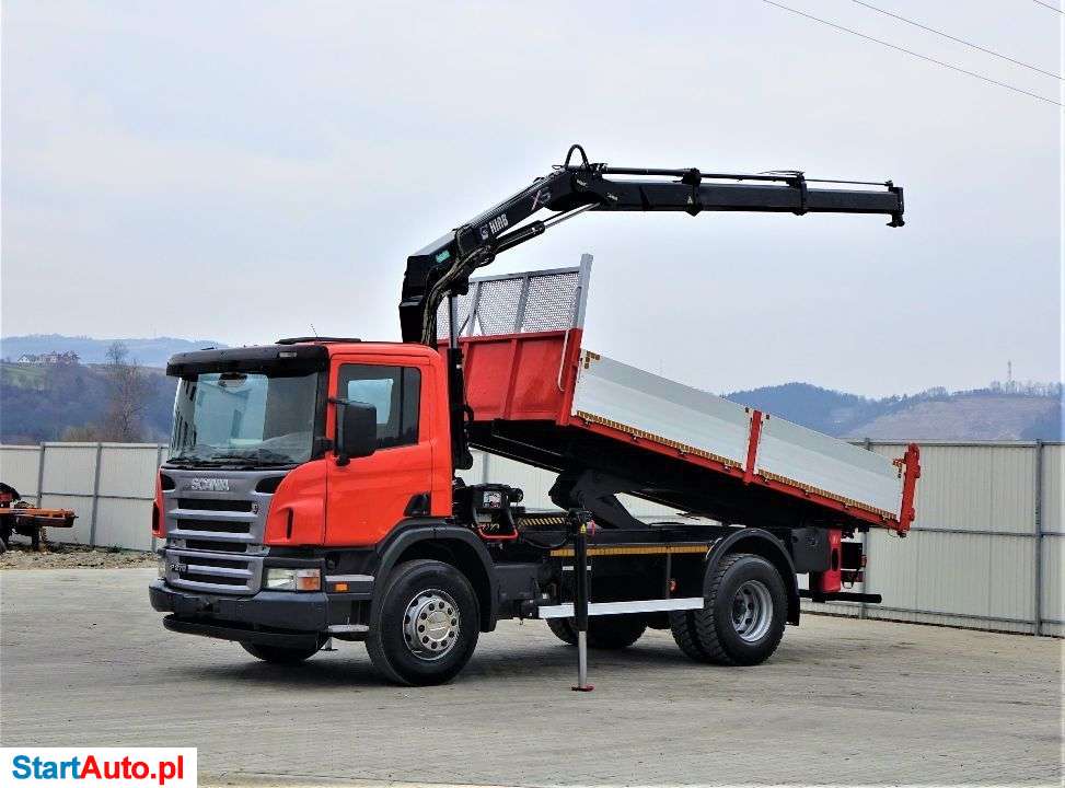 Scania P270 WYWROTKA 5,00m + HDS *STAN BDB!