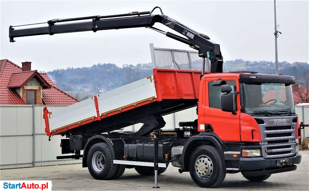 Scania P270 WYWROTKA 5,00m + HDS *STAN BDB!