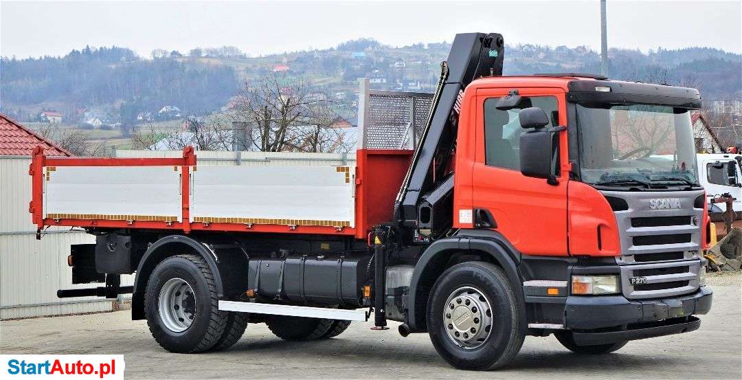 Scania P270 WYWROTKA 5,00m + HDS *STAN BDB!