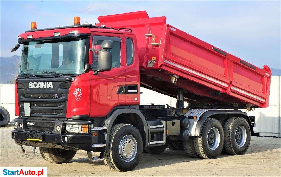 Scania G480 Wywrotka 3-Stronna 5,00m+Bordmatic*6×4*