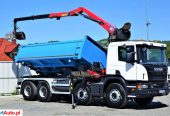 Scania P400 WYWROTKA 5,30m + HDS* EURO 6*STAN BDB!