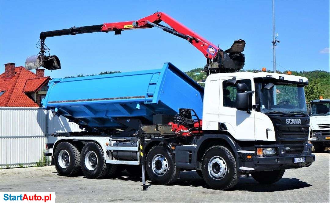 Scania P400 WYWROTKA 5,30m + HDS* EURO 6*STAN BDB!
