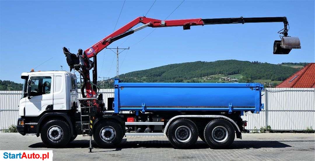 Scania P400 WYWROTKA 5,30m + HDS* EURO 6*STAN BDB!