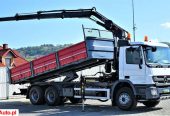 Mercedes-Benz Actros 2636 Wywrotka 6,50m+HDS/PILOT*6×4!