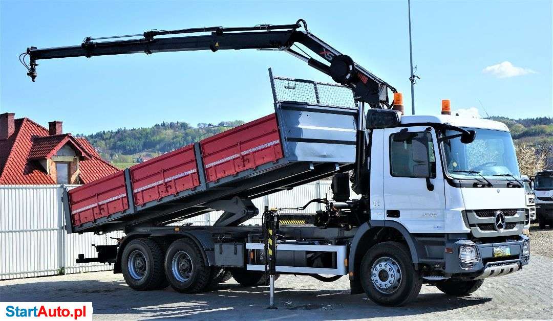 Mercedes-Benz Actros 2636 Wywrotka 6,50m+HDS/PILOT*6×4!