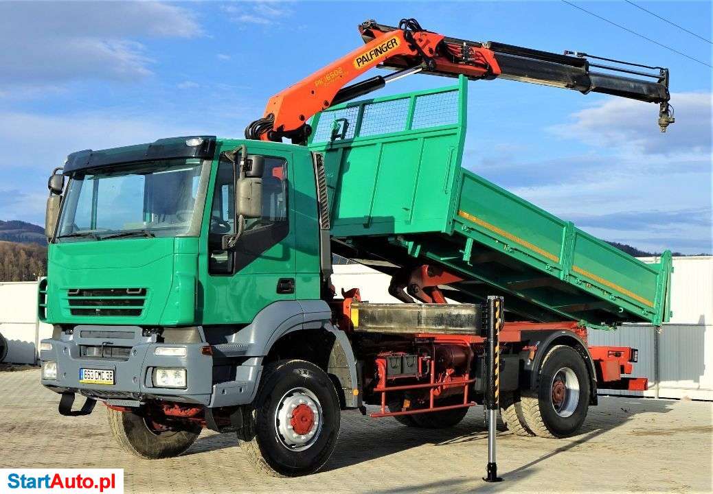 Iveco TRAKKER 350 Wywrotka 4,50m+HDS/PILOT*4×4!