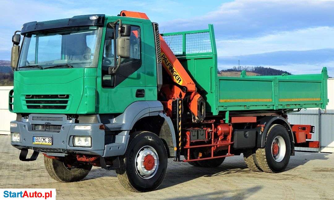 Iveco TRAKKER 350 Wywrotka 4,50m+HDS/PILOT*4×4!