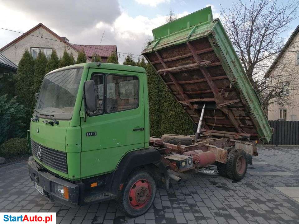 Mercedes-Benz 814 WYWROTKA/KIPPER MEILLER/ 3 STRONNY/ BLOKADA MOSTU/ RESOR/ ORYGINAŁ/ NISKI PRZEBIEG