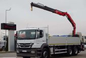 Mercedes-Benz AXOR 2633 / 6 X 4 / SKRZYNIOWY- 6,5 M / HDS FASSI F 150 / STEROWANIE RADIOWE / MANUAL /