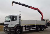 Mercedes-Benz AXOR 2633 / 6 X 4 / SKRZYNIOWY- 6,5 M / HDS FASSI F 150 / STEROWANIE RADIOWE / MANUAL /