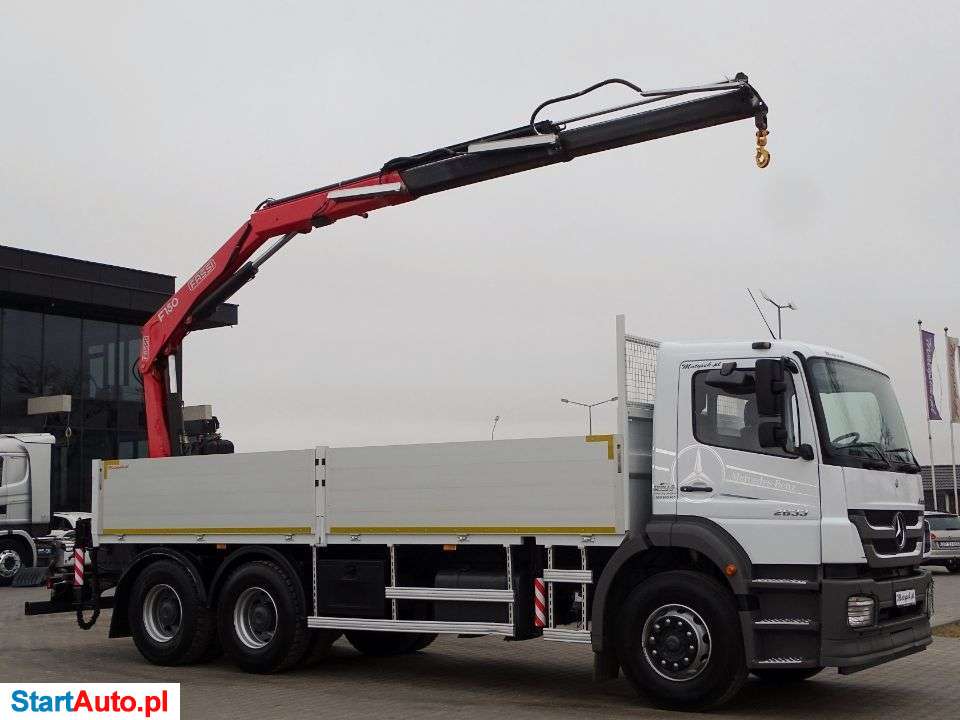 Mercedes-Benz AXOR 2633 / 6 X 4 / SKRZYNIOWY- 6,5 M / HDS FASSI F 150 / STEROWANIE RADIOWE / MANUAL /