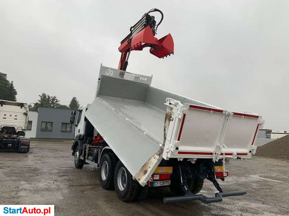 Renault KERAX 430 DXI / 6×4 / Wywrotka 2 Str / Dźwig / Pilot