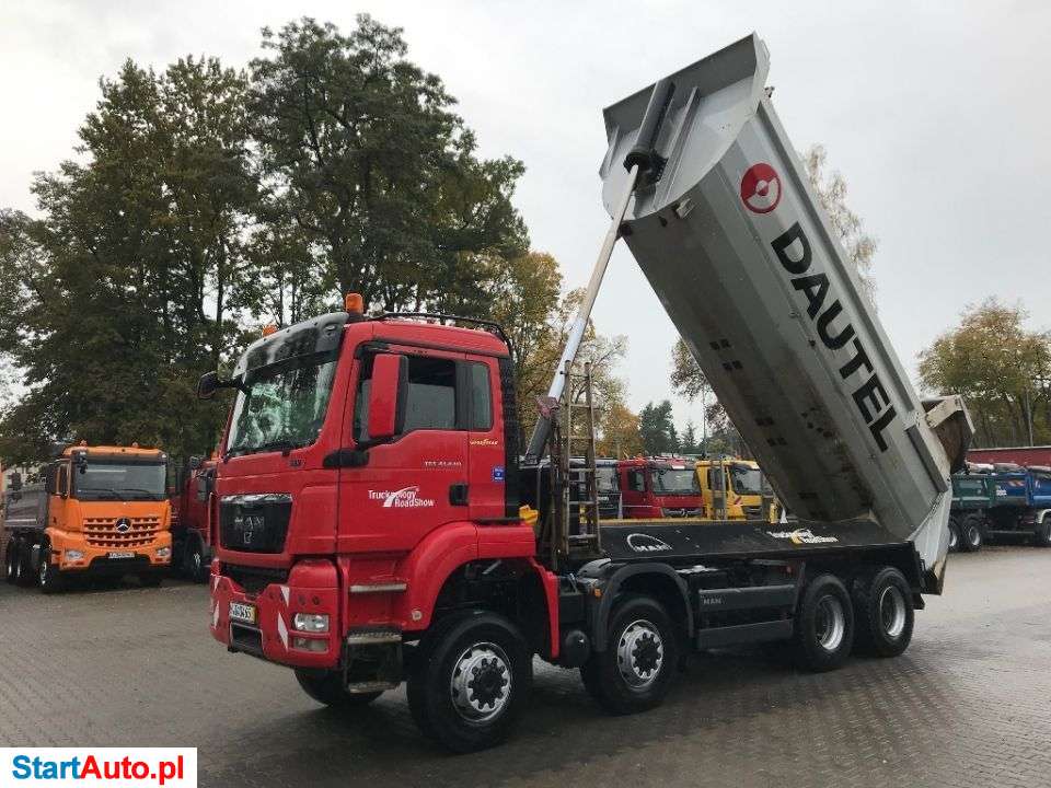 MAN TGS 41.440 8X6 WYWROTKA MULDA WANNA TYŁOZSYP