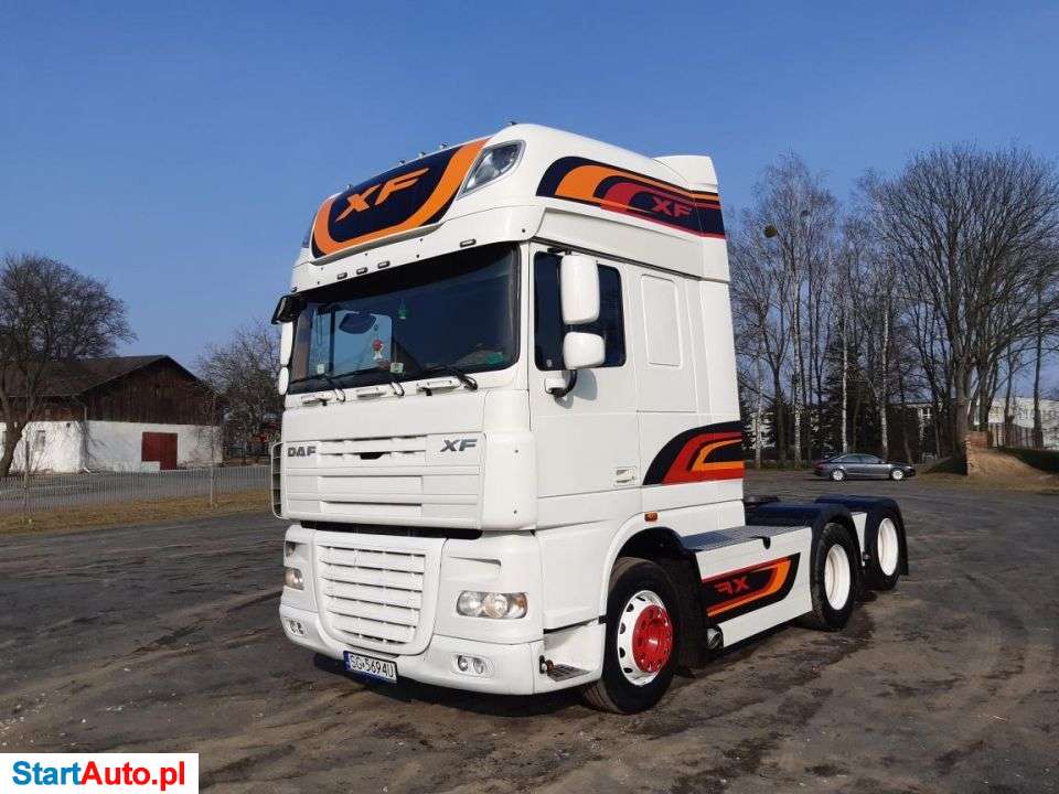 DAF XF 105 510 Euro 5 3oś Gabaryty/Niskopodwozie Fotele Skóra