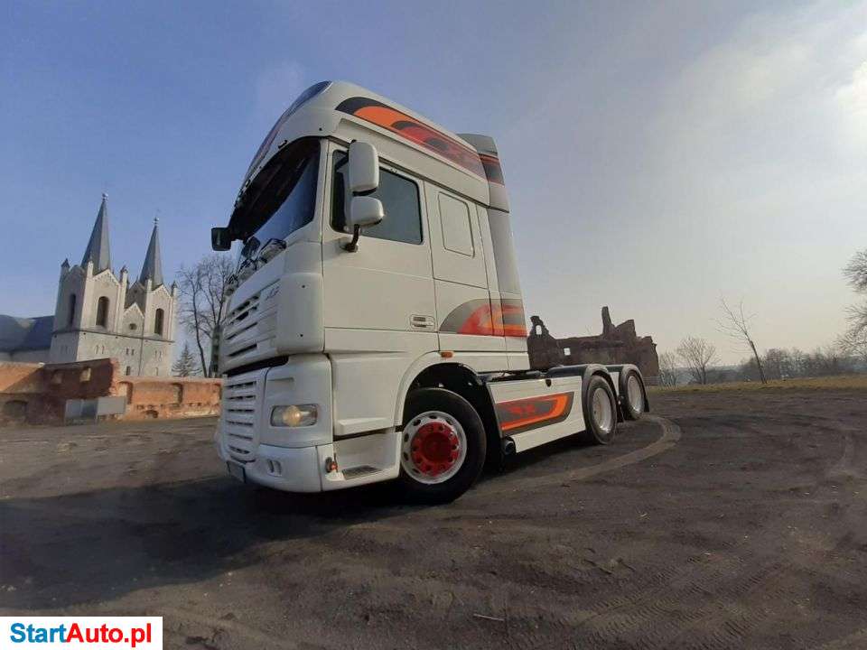DAF XF 105 510 Euro 5 3oś Gabaryty/Niskopodwozie Fotele Skóra
