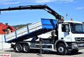 Mercedes-Benz Actros 2636 Wywrotka 6,50m+HDS/PILOT*6×4!