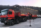 Mercedes-Benz 4140 8X6 Żuraw HIAB 700 8×8 HDS Z Koszem Roboczym