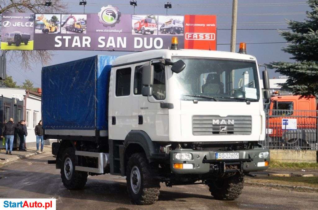 MAN TGM 13.240 4×4 BRYGADOWY WYCIĄGARKA RAMSEY DOKA