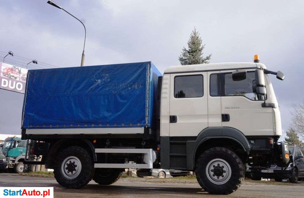 MAN TGM 13.240 4×4 BRYGADOWY WYCIĄGARKA RAMSEY DOKA
