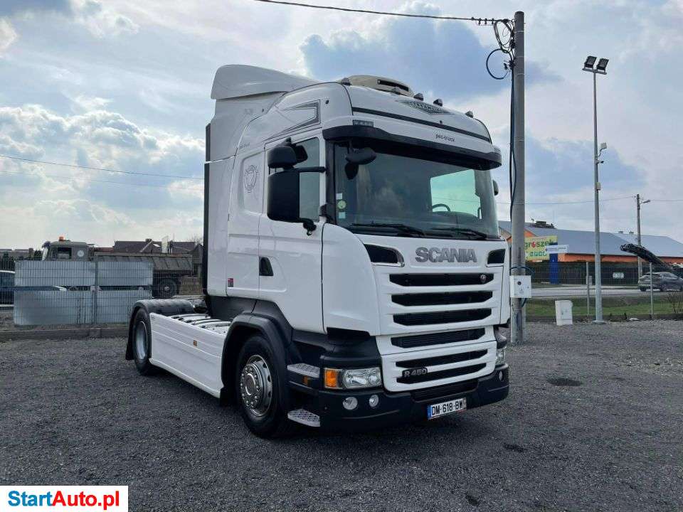 Scania R450 / HIGHLINE / BEZ EGR / AUTOMAT / LODÓWKA / KLIMA POSTOJOWA / Z FRANCJI