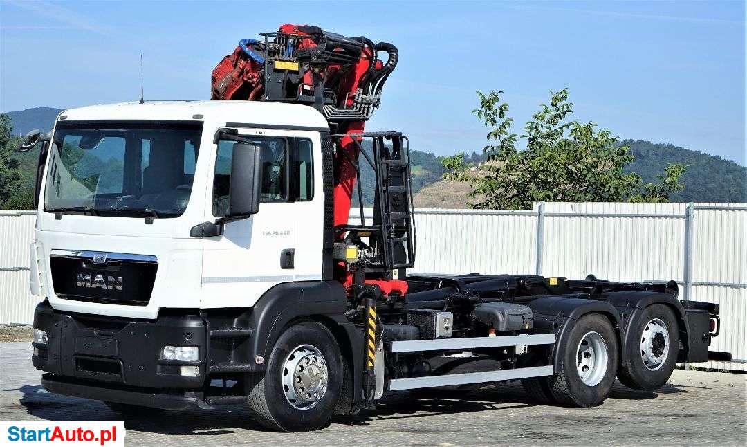 MAN TGS 26.440 Hakowiec 5,40m+HDS * 6×2 STAN BDB!