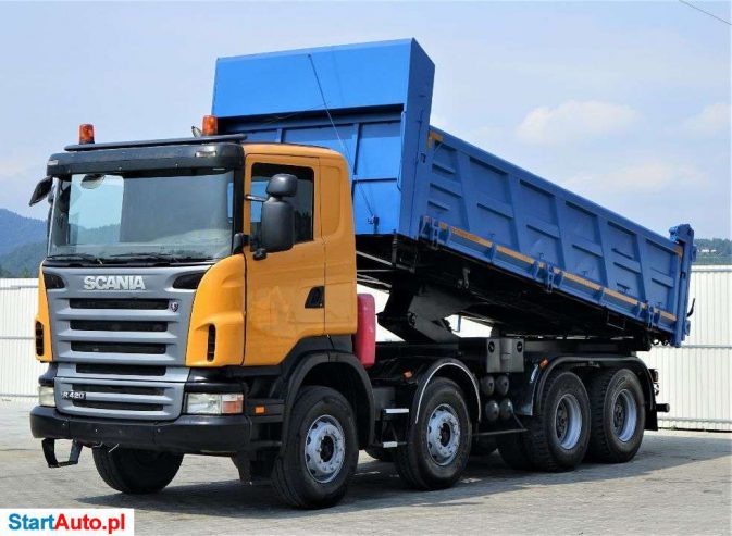 Scania R420 Wywrotka 5,90m + Bordmatic *8×4*