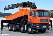 MAN TGA 35.400 Wywrotka 5,00 M + HDS HIAB 600 * 8×4!