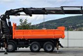 MAN TGA 35.400 Wywrotka 5,00 M + HDS HIAB 600 * 8×4!