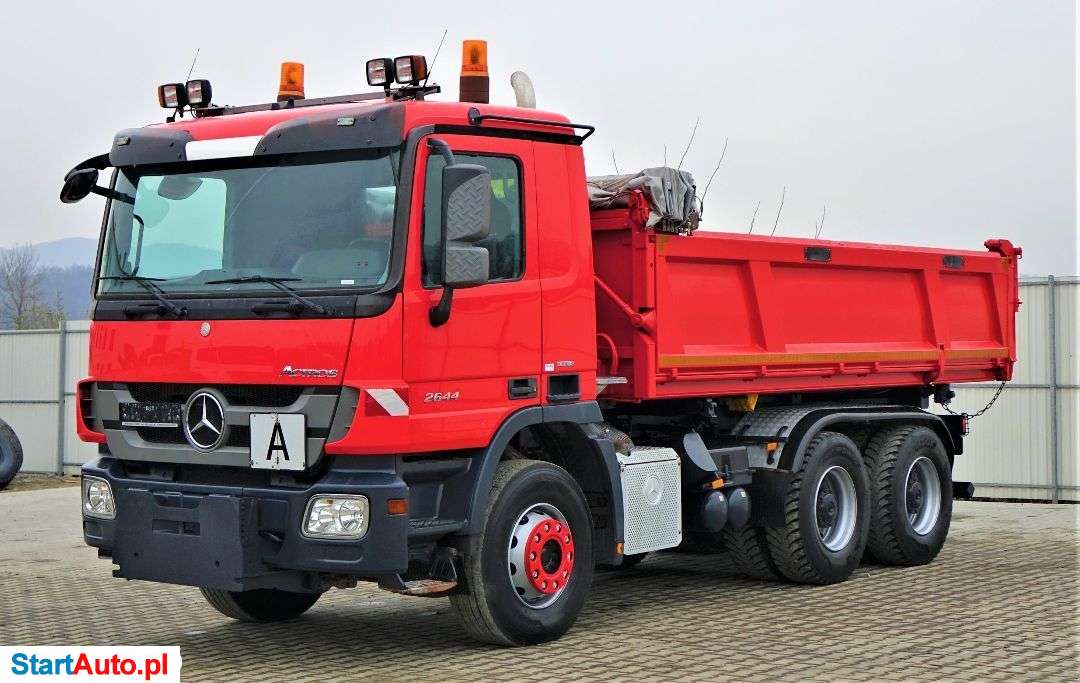 Mercedes-Benz Actros 2644 Wywrotka 5,20m+BORDMATIC*6×4!