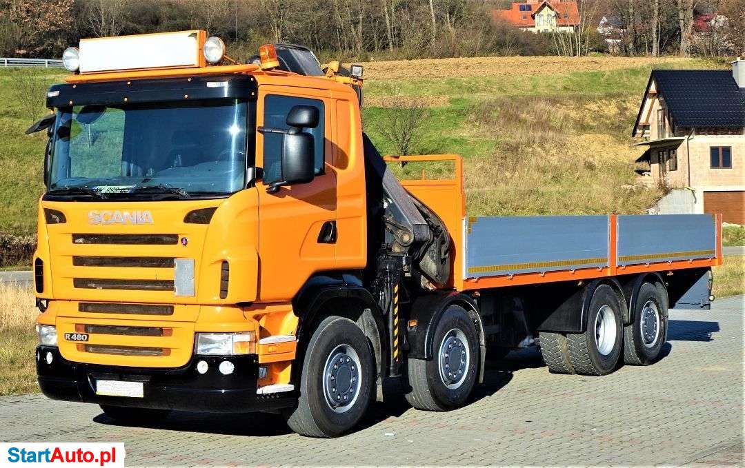 Scania R480 Skrzynia 7,25m+HDS/PILOT*8×2*Stan BDB!