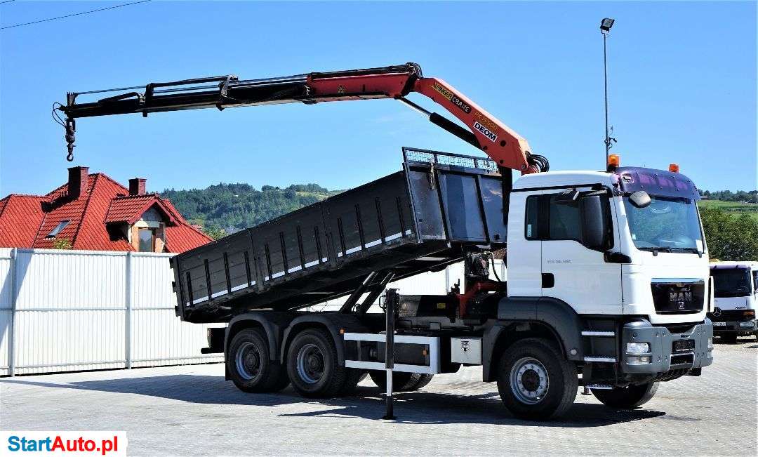 MAN TGS 26.400 Wywrotka 5,20m + HDS/PILOT *6×4!
