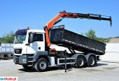 MAN TGS 26.400 Wywrotka 5,20m + HDS/PILOT *6×4!