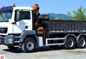 MAN TGS 26.400 Wywrotka 5,20m + HDS/PILOT *6×4!