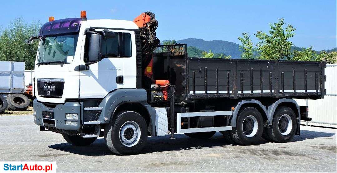 MAN TGS 26.400 Wywrotka 5,20m + HDS/PILOT *6×4!