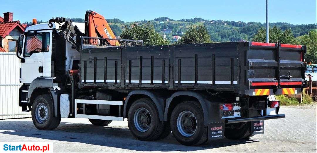 MAN TGS 26.400 Wywrotka 5,20m + HDS/PILOT *6×4!