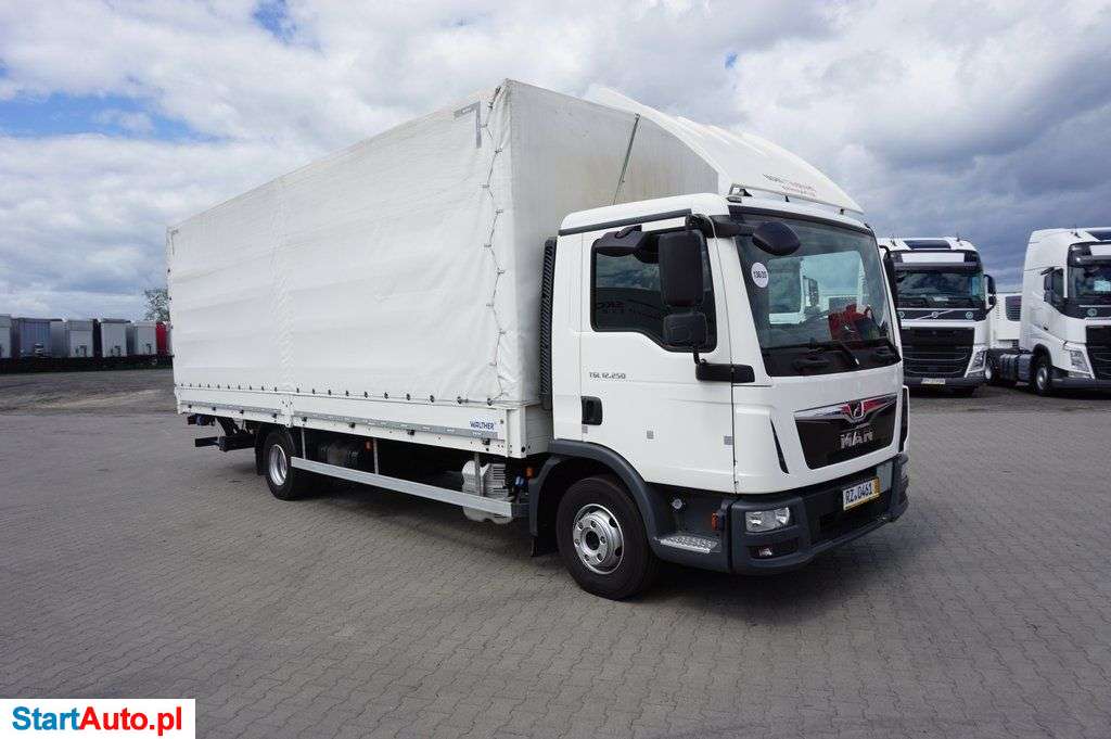 MAN 12.250 TGL Firana 17 Palet , Winda 1500kg