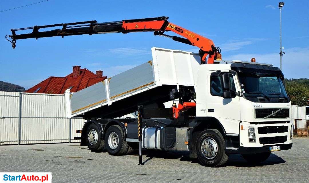Volvo FM 380 WYWROTKA 5,20m + HDS/PILOT *6×2*