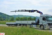 Mercedes-Benz ACTROS 2541 Skrzynia 8,60m+HDS/PILOT+Przyczepa!